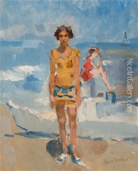 Viarreggio, Italy Oil Painting - Isaac Israels