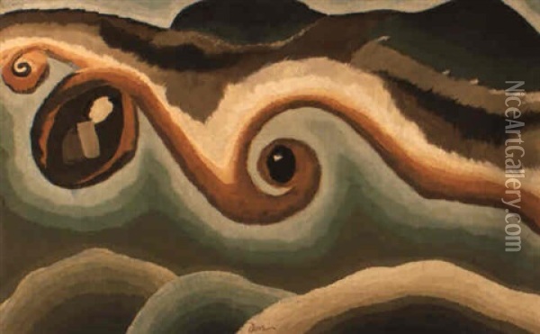 Water Swirl, Canandaigua Outlet Oil Painting - Arthur Dove