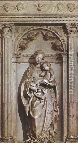 Madonna del Buon Riposo Oil Painting - Antonello Gaggini