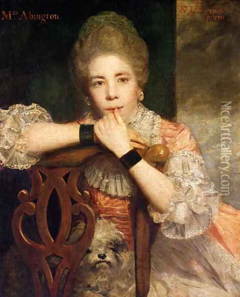 Mrs. Abington, 1771 Oil Painting - Sir Joshua Reynolds