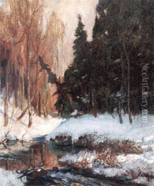 The Little Cache River Oil Painting - Maurice Galbraith Cullen