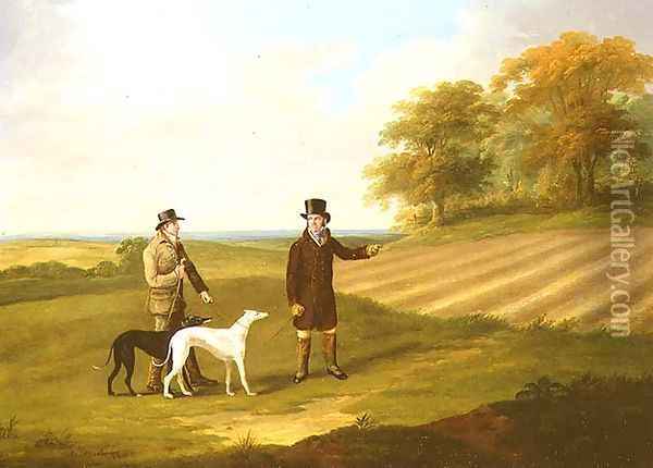 Finding, a Coursing Scene, 1816 Oil Painting - John Nost Sartorius