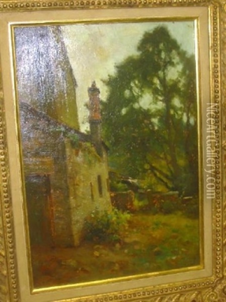 Mill By A Woodland Stream Oil Painting - William Gilbert Foster