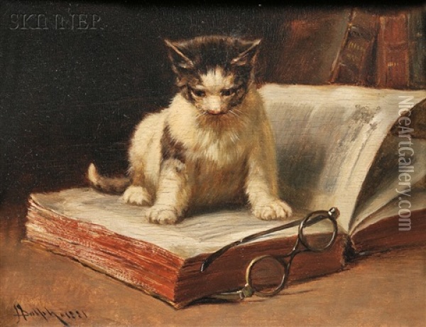 The Scholar Oil Painting - John Henry Dolph