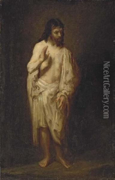 The Risen Christ Oil Painting - Rembrandt Van Rijn
