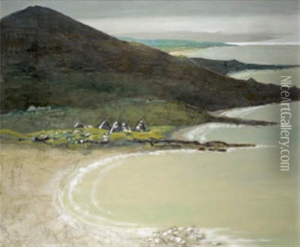 Headlands Oil Painting - Arthur Armstrong