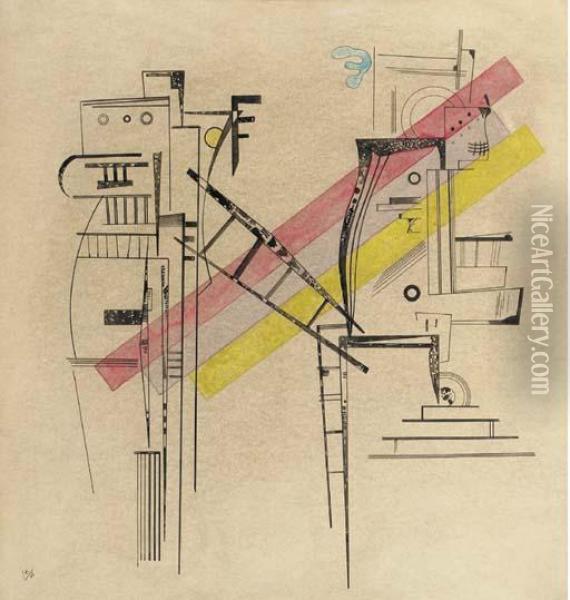 Transmission Oil Painting - Wassily Kandinsky