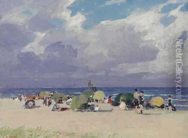 Day at the Beach Oil Painting - Edward Henry Potthast
