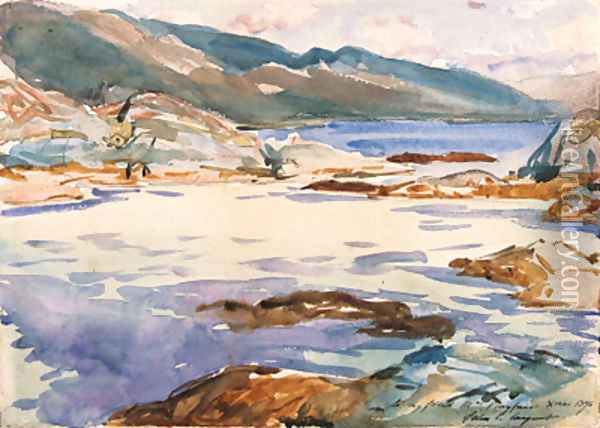 Loch Moidart, Invernesshire 2 Oil Painting - John Singer Sargent