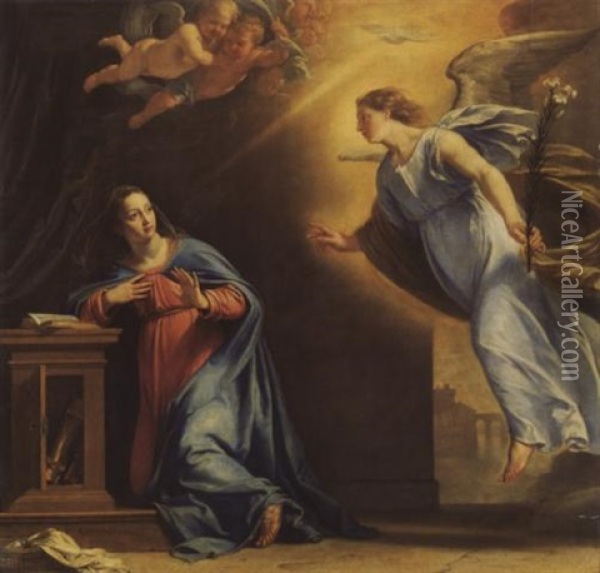 Verkundigung An Maria Oil Painting - Philippe de Champaigne