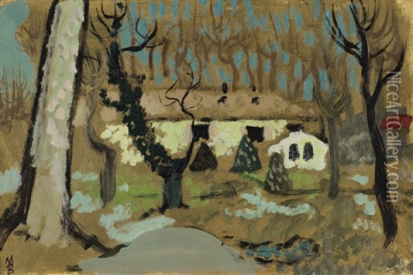 La Maison A L'oree Du Bois Oil Painting - Maurice Denis