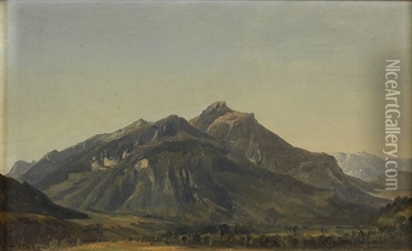 Paisaje De Savoya Oil Painting - Carlos de Haes