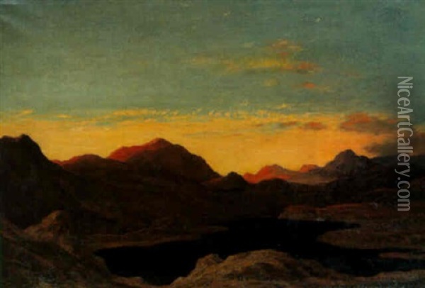 The Hills Of Chon - November Oil Painting - David Young Cameron