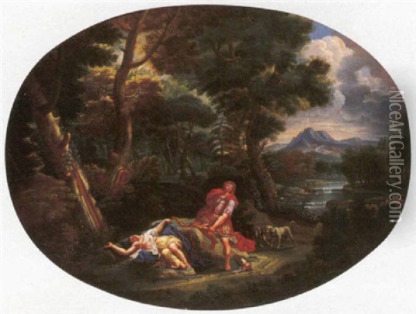 Rinaldo E Armida Oil Painting - Pieter Mulier the Younger