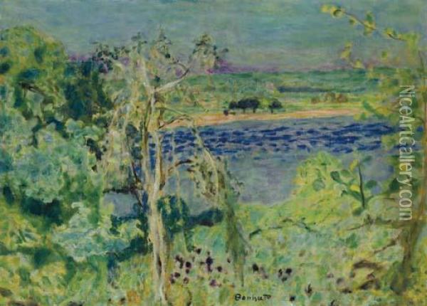 La Seine A Vernon Oil Painting - Pierre Bonnard
