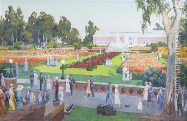 Exposition Park Oil Painting - Christian Siemer