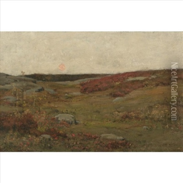 Sunrise-autumn Oil Painting - Childe Hassam