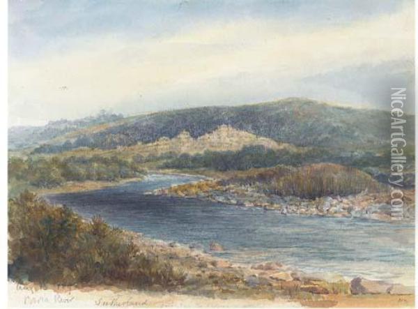 Brora River, Sutherland Oil Painting - Henry Clifford