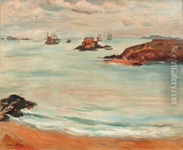 Le Grand Be A Saint Malo Oil Painting - Emile-Othon Friesz