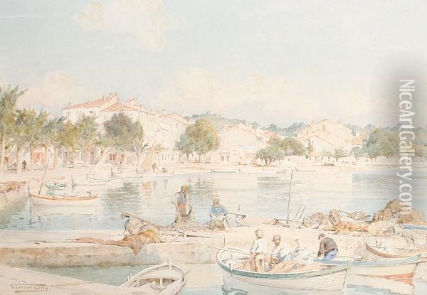 Sanary; Pardigan Oil Painting - Robert George Talbot Kelly