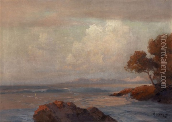 Seascape Oil Painting - Alexei Vasilievitch Hanzen