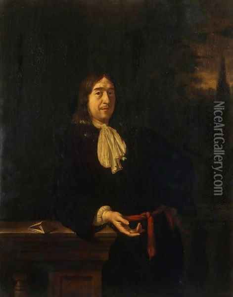 Portrait of a Young Man Oil Painting - Frans van Mieris