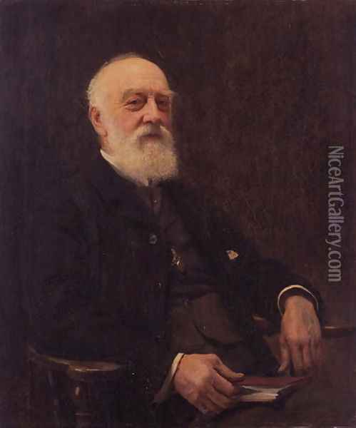 Dr. E.T. Wilson, 1910 Oil Painting - Alford Usher Soord