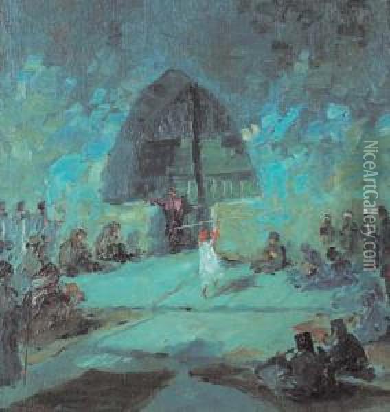 Danze Arabe Oil Painting - Ulisse Caputo