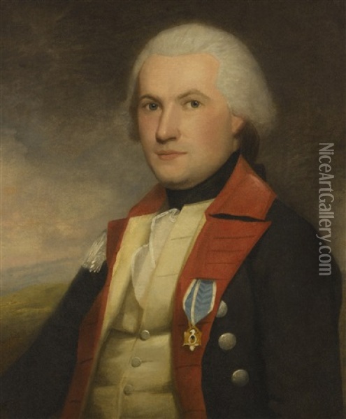 Portrait Of Major James Fairlie Oil Painting - Ralph Earl
