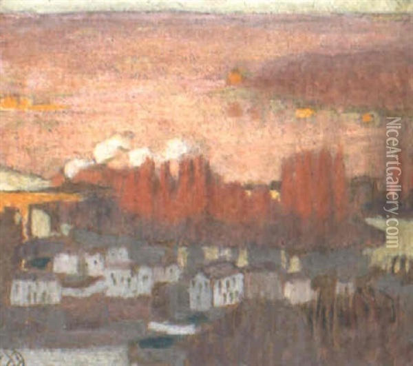 Ile De Paques Oil Painting - Maurice Denis