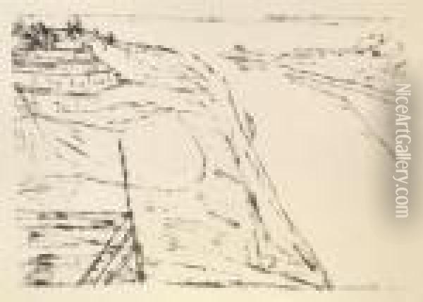 Blick Auf Einen Fluss Oil Painting - Paul Klee