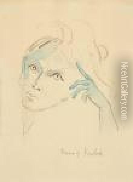 Tete De Jeune Fille Oil Painting - Francis Picabia