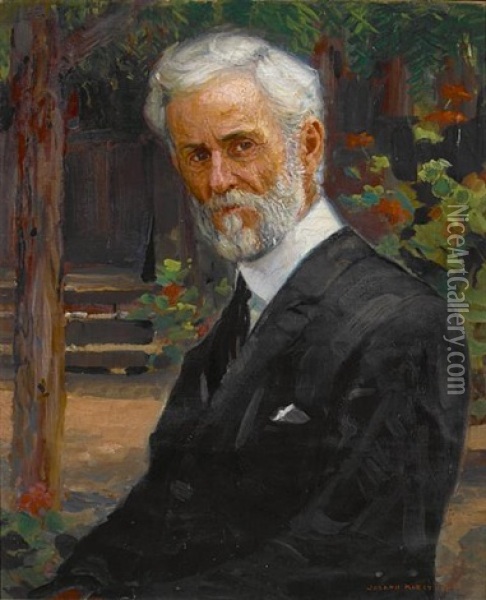 Portrait Of Isaac Jenkinson Frazee Oil Painting - Joseph Kleitsch