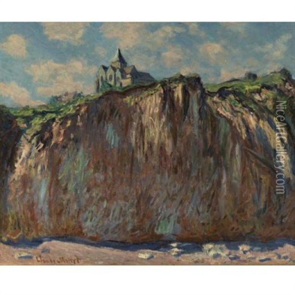 Eglise De Varengeville, Effet Matinal Oil Painting - Claude Monet