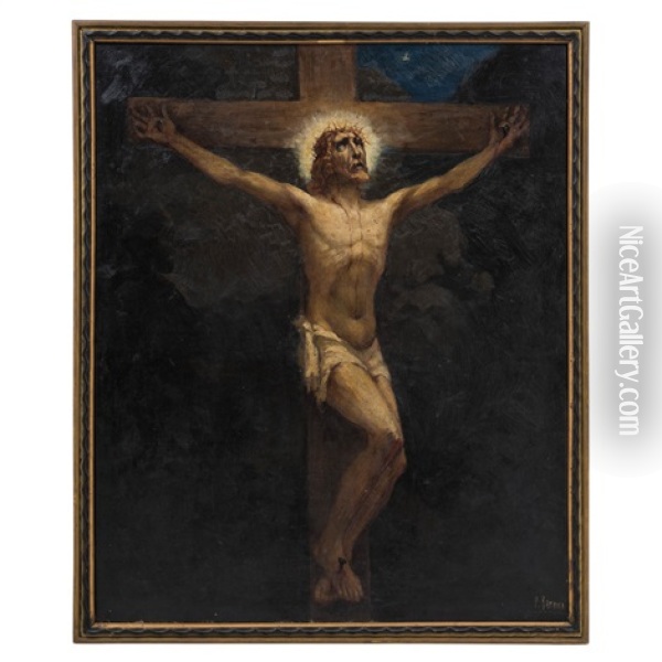 Cristo Crucificado Oil Painting - Paolo Baroni