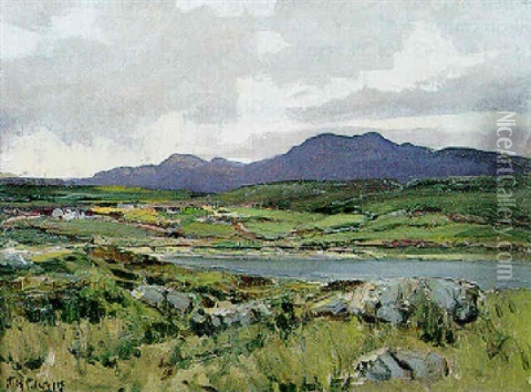 Ruskig, Gleveagh, Co. Donegal Oil Painting - James Humbert Craig