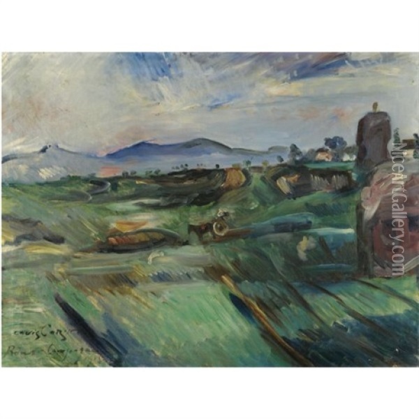 Romische Campagna (roman Landscape) Oil Painting - Lovis Corinth