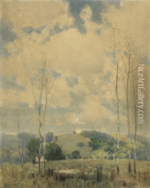 Spring Landscape Oil Painting - Eugene L. Smyth