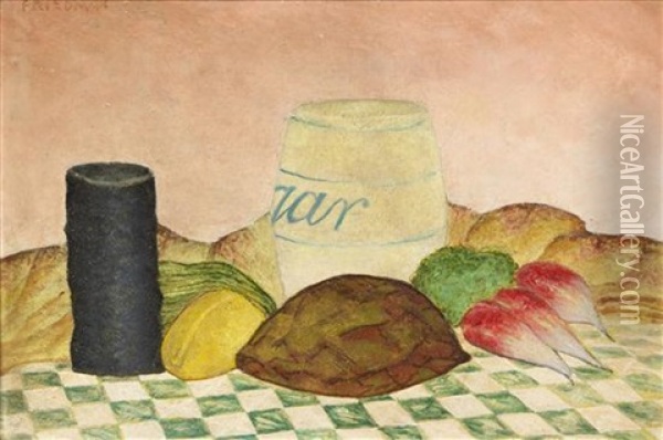 Still Life With Sugar Oil Painting - Arnold Friedman