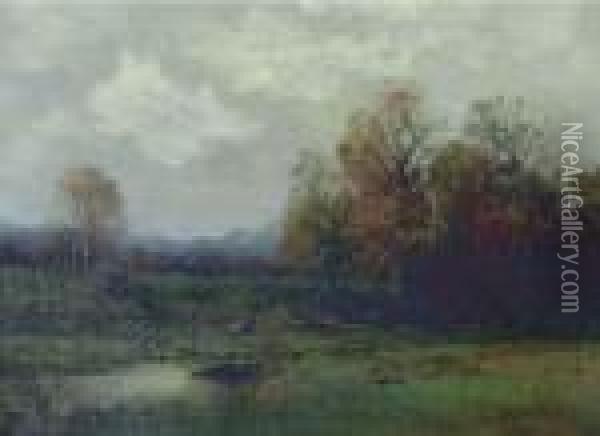 Late Autumn Oil Painting - John Francis Murphy