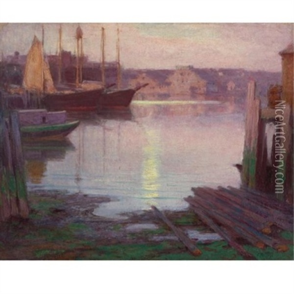 Gloucester Harbor Oil Painting - Edward Henry Potthast