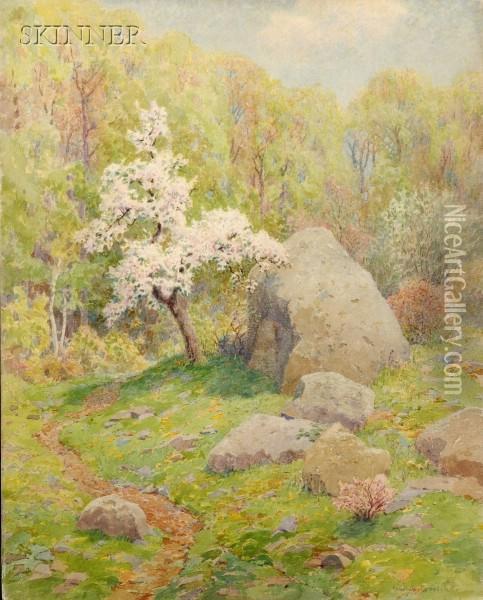 Spring Blossoms Oil Painting - Charles George Copeland