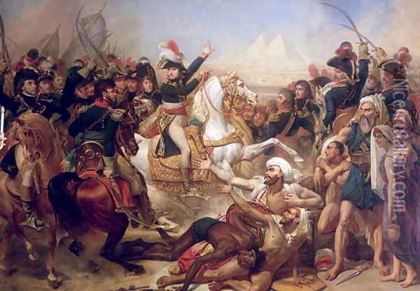 The Battle of the Pyramids Oil Painting - Antoine-Jean Gros
