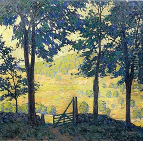 The Pasture Gate Oil Painting - Horace Brown