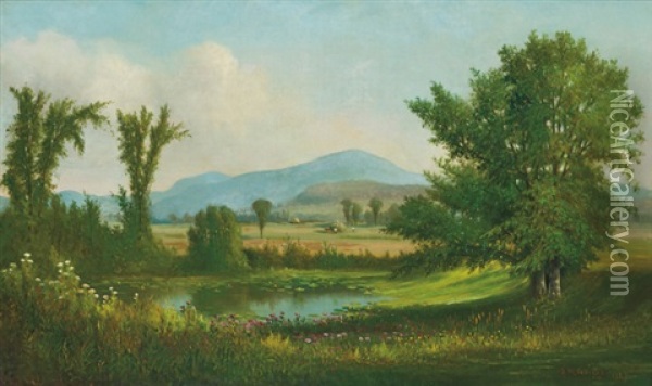 A View Of The White Mountains Oil Painting - Samuel W. Griggs