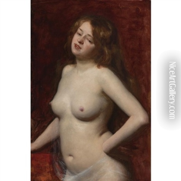 Female Nude Oil Painting -  Carolus-Duran