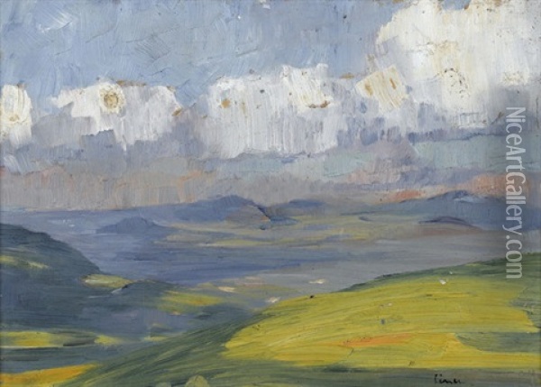 Wolkenschatten Oil Painting - Carl August Liner