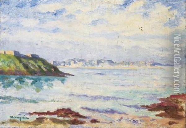 Vue De Dinard, De Saint-malo Oil Painting - Henri Charles Manguin