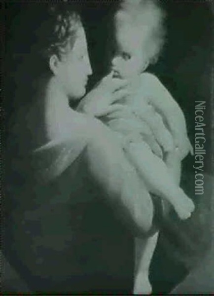 Vierge A L'enfant Oil Painting - Pompeo Girolamo Batoni
