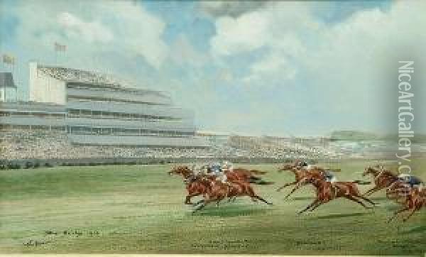 Epsom Derby Oil Painting - John Beer